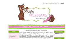 Desktop Screenshot of bearnecessitiesscraps.com